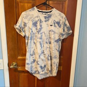 Hollister Blue tie die short sleeve